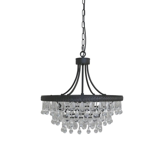 Chic Antique Versailles Ljuskrona Ø50 cm, Svart