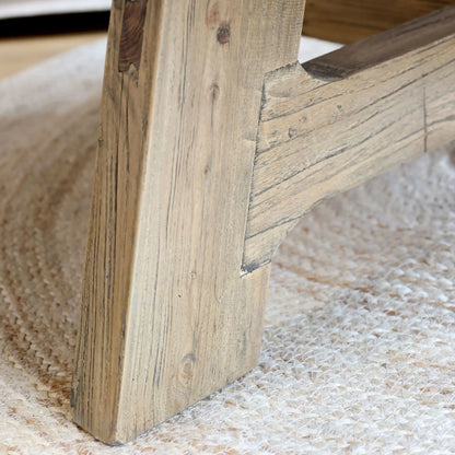 Chic Antique Soffbord Ø90 cm, Natur