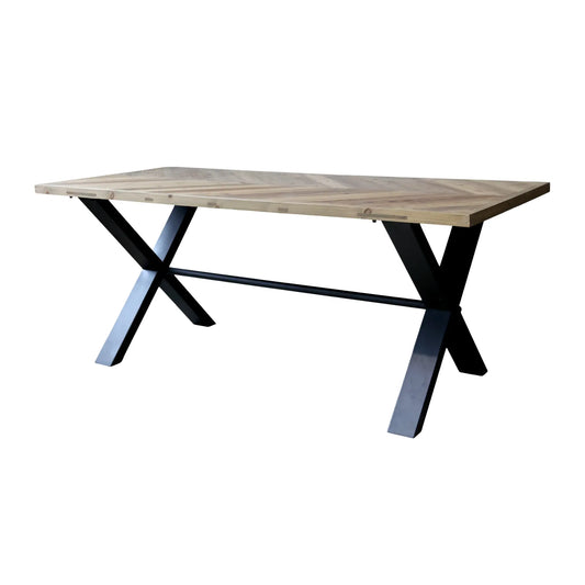 Chic Antique Matbord 220x90 cm, Natur