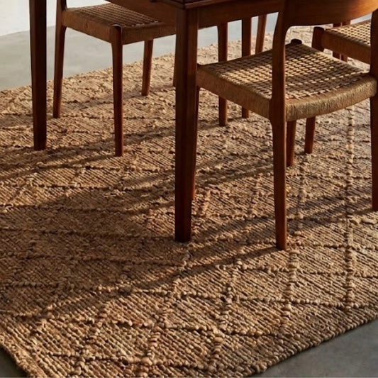 Deco Nord Knåter Matta Stor 170x240 cm, Natur