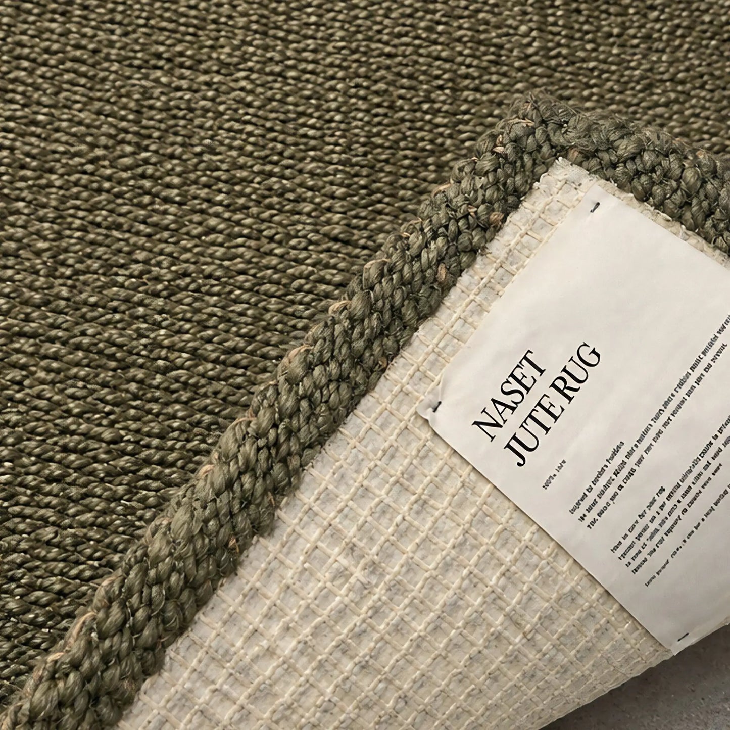 Deco Nord Naset Dörrmatta 60x90 cm, Olive night