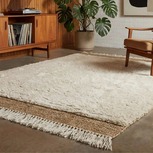 Deco Nord Bucky Matta 170x240 cm, Ivory beige
