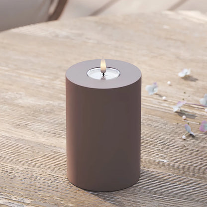 Deluxehomeart LED Blockljus Utomhus 10x15 cm, Mocca