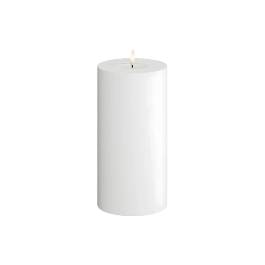 Deluxehomeart LED Blockljus Utomhus 10x20 cm, Vit