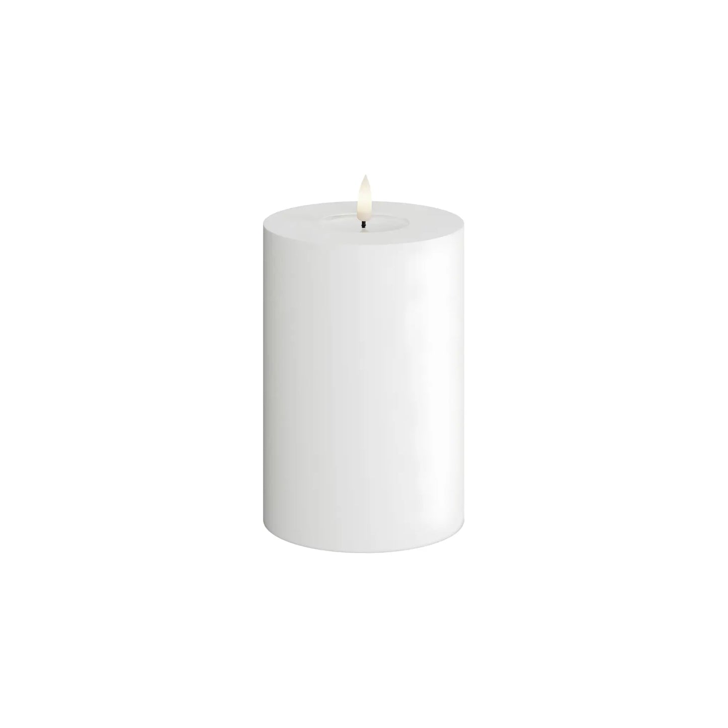 Deluxehomeart LED Blockljus Utomhus 10x15 cm, Vit