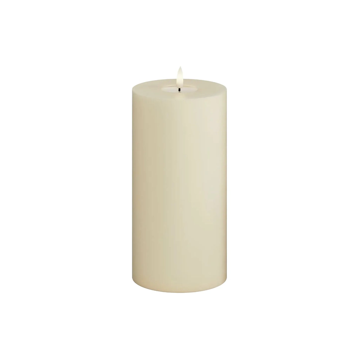 Deluxehomeart LED Blockljus 10x20 cm, Cream