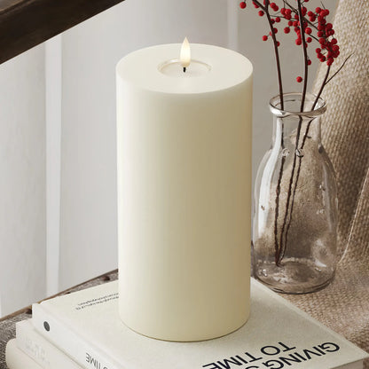 Deluxehomeart LED Blockljus 10x20 cm, Cream