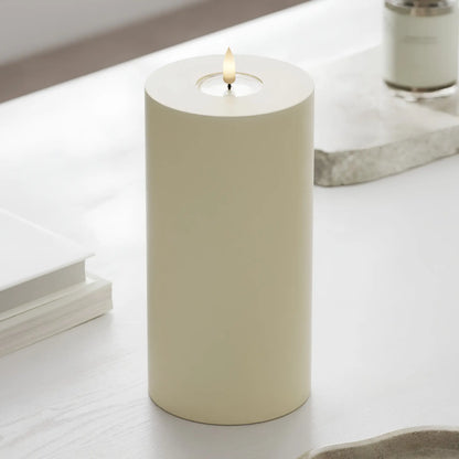 Deluxehomeart LED Blockljus 10x20 cm, Cream