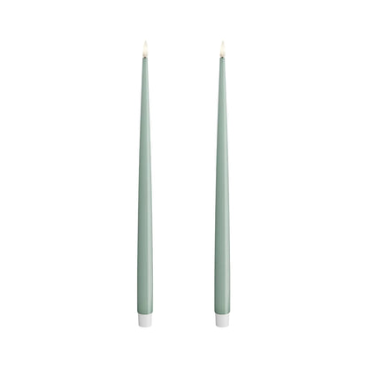 Deluxehomeart LED Kronljus Shiny 2,2x38 cm 2-pack, Sage Grön