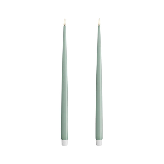 Deluxehomeart LED Kronljus Shiny 2,2x38 cm 2-pack, Sage Grön