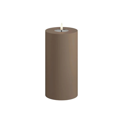 Deluxehomeart LED Blockljus Utomhus 10x20 cm, Mocca