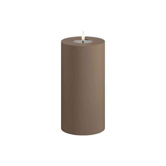 Deluxehomeart LED Blockljus Utomhus 10x20 cm, Mocca