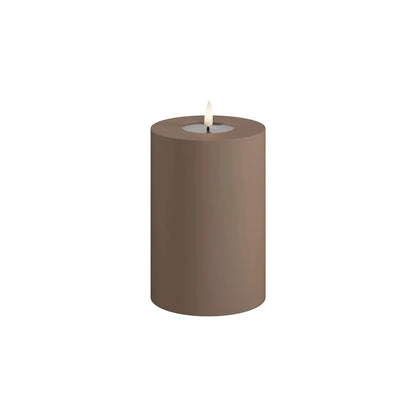 Deluxehomeart LED Blockljus Utomhus 10x15 cm, Mocca
