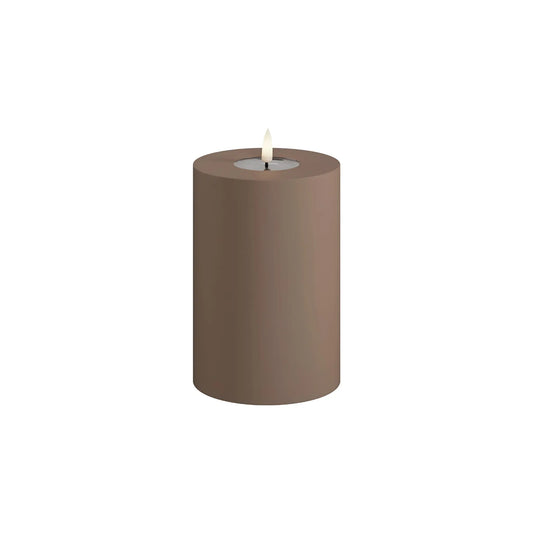 Deluxehomeart LED Blockljus Utomhus 10x15 cm, Mocca