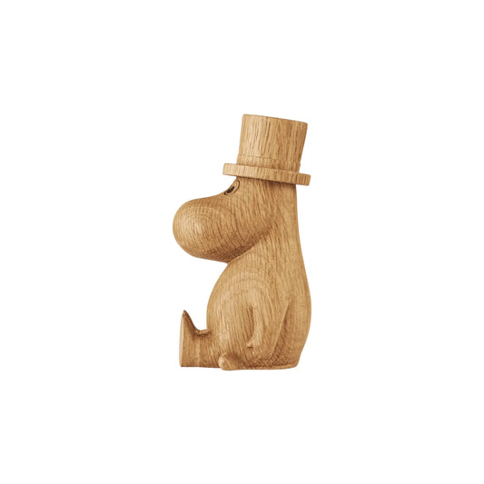 Dsignhouse x Moomin Mumin Trädekoration Muminpappa S 7,5 cm, Ek