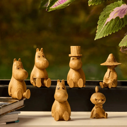 Dsignhouse x Moomin Mumin Trädekoration Muminpappa S 7,5 cm, Ek