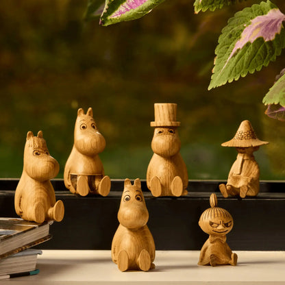Dsignhouse x Moomin Mumin Trädekoration Snorkfröken S 7,5 cm, Ek
