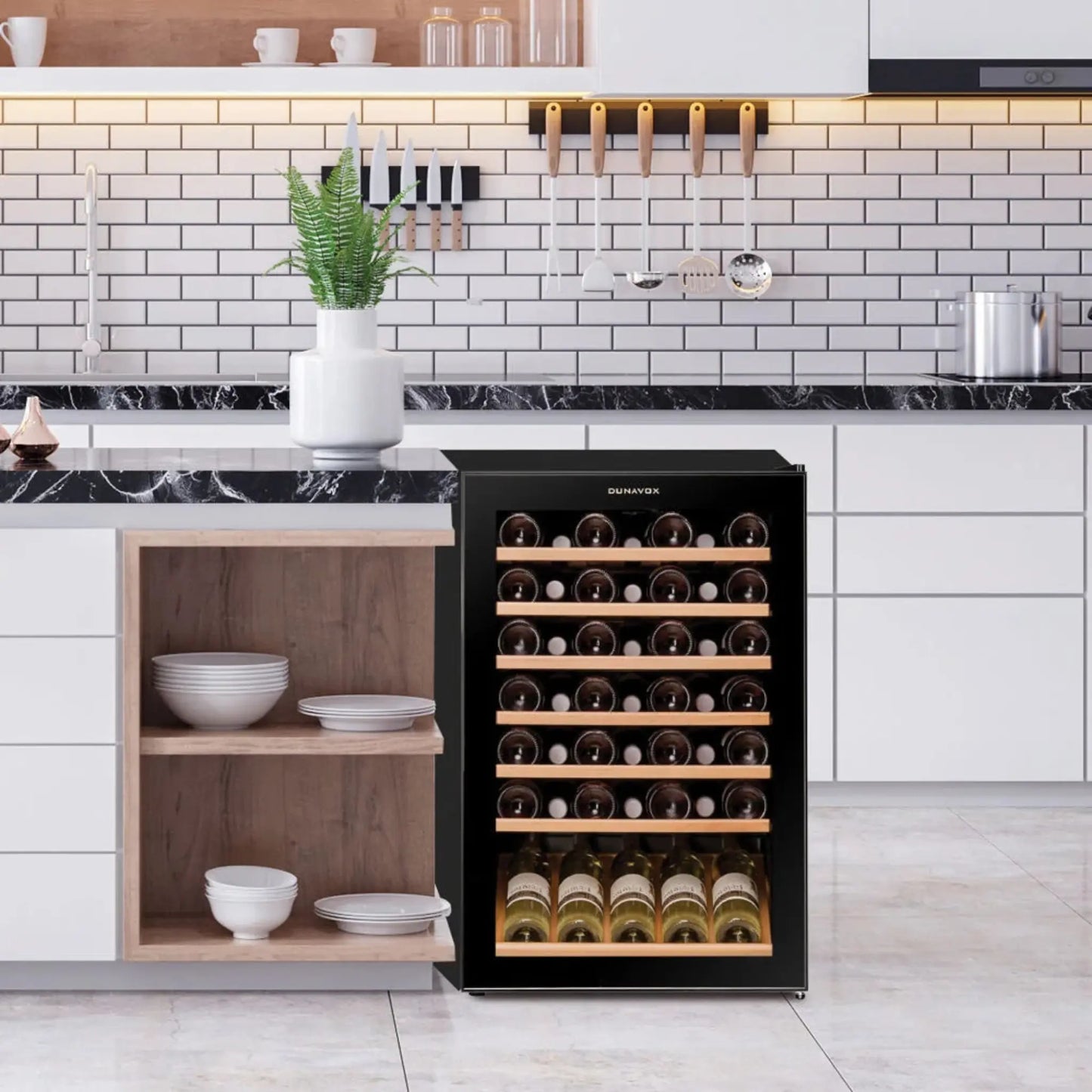 Dunavox Home-48, Helglasad svart