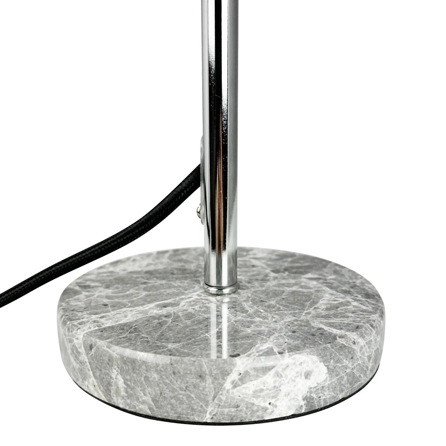 Dyberg Larsen Stockholm Bordslampa Ø20 cm, Krom/Marmor