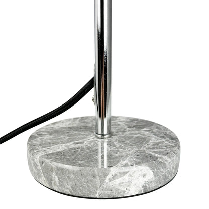 Dyberg Larsen Stockholm Bordslampa Ø20 cm, Krom/Marmor