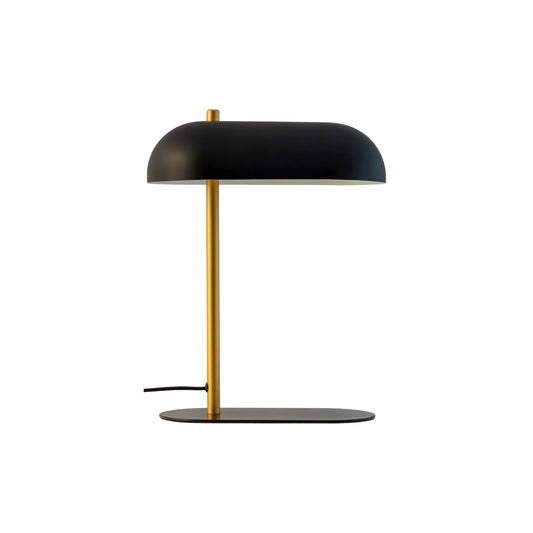 Dyberg Larsen Arch Bordslampa, Mattsvart/Matt Mässing