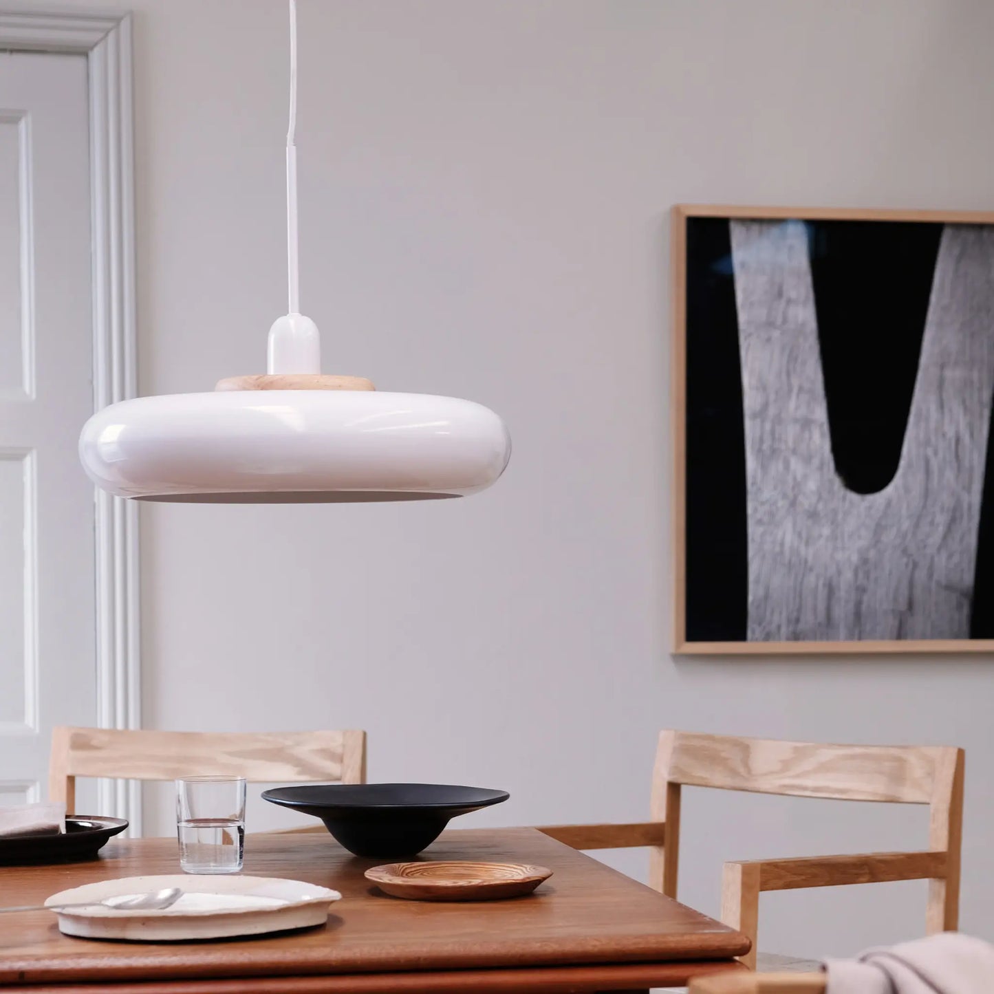 Dyberg Larsen Planet Taklampa, Vit