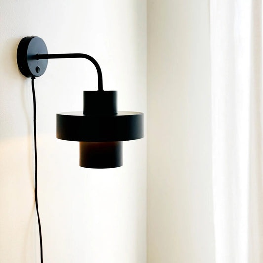 Dyberg Larsen Stoke Vägglampa 20 cm, Svart