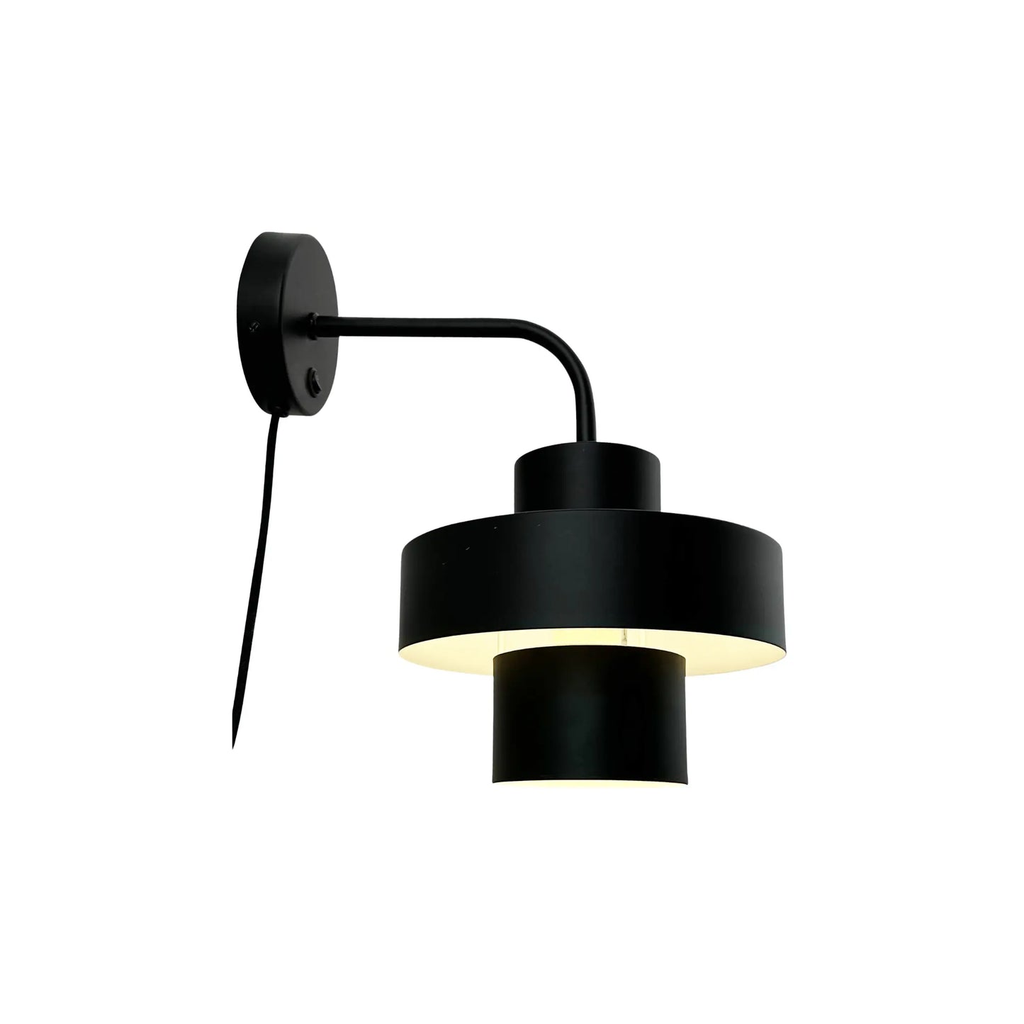 Dyberg Larsen Stoke Vägglampa 20 cm, Svart
