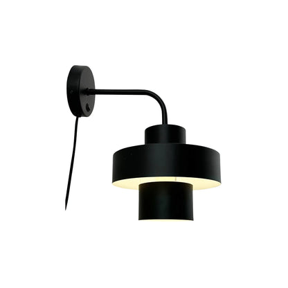 Dyberg Larsen Stoke Vägglampa 20 cm, Svart