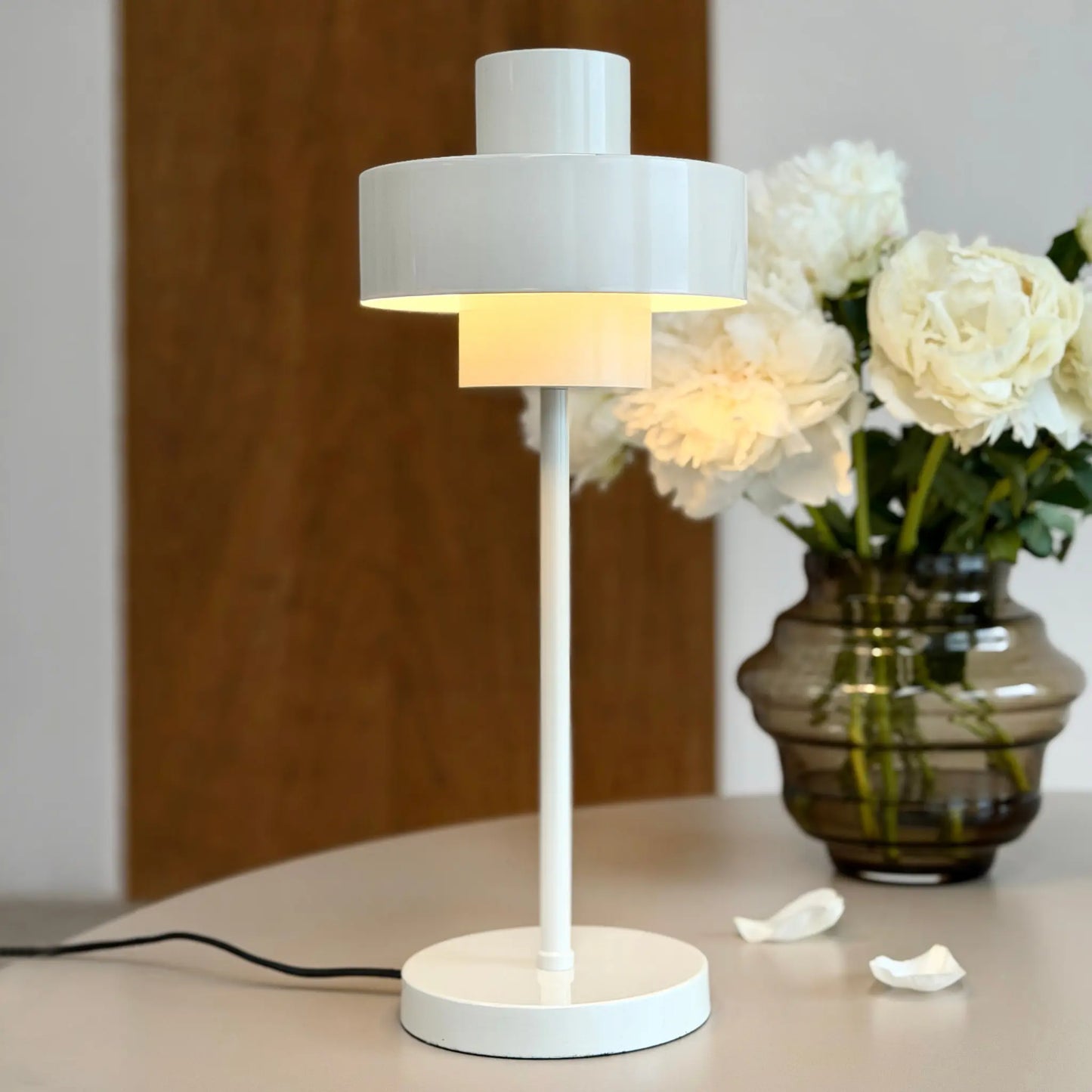 Dyberg Larsen Stoke Bordslampa 20 cm, Vit