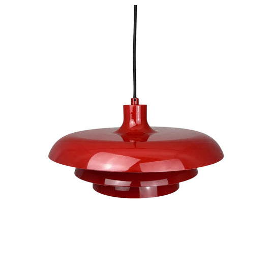 Dyberg Larsen Ava Taklampa Ø31 cm, Mörkröd