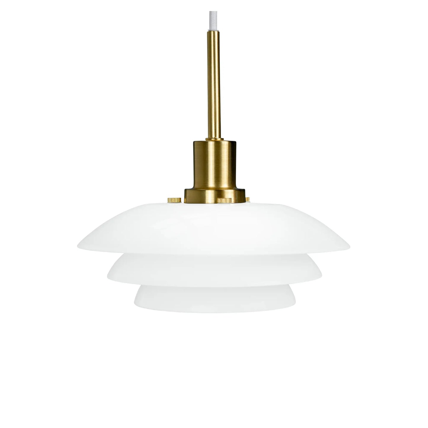 Dyberg Larsen DL20 Taklampa, Opal/Mässing