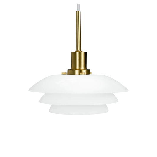 Dyberg Larsen DL20 Taklampa, Opal/Mässing