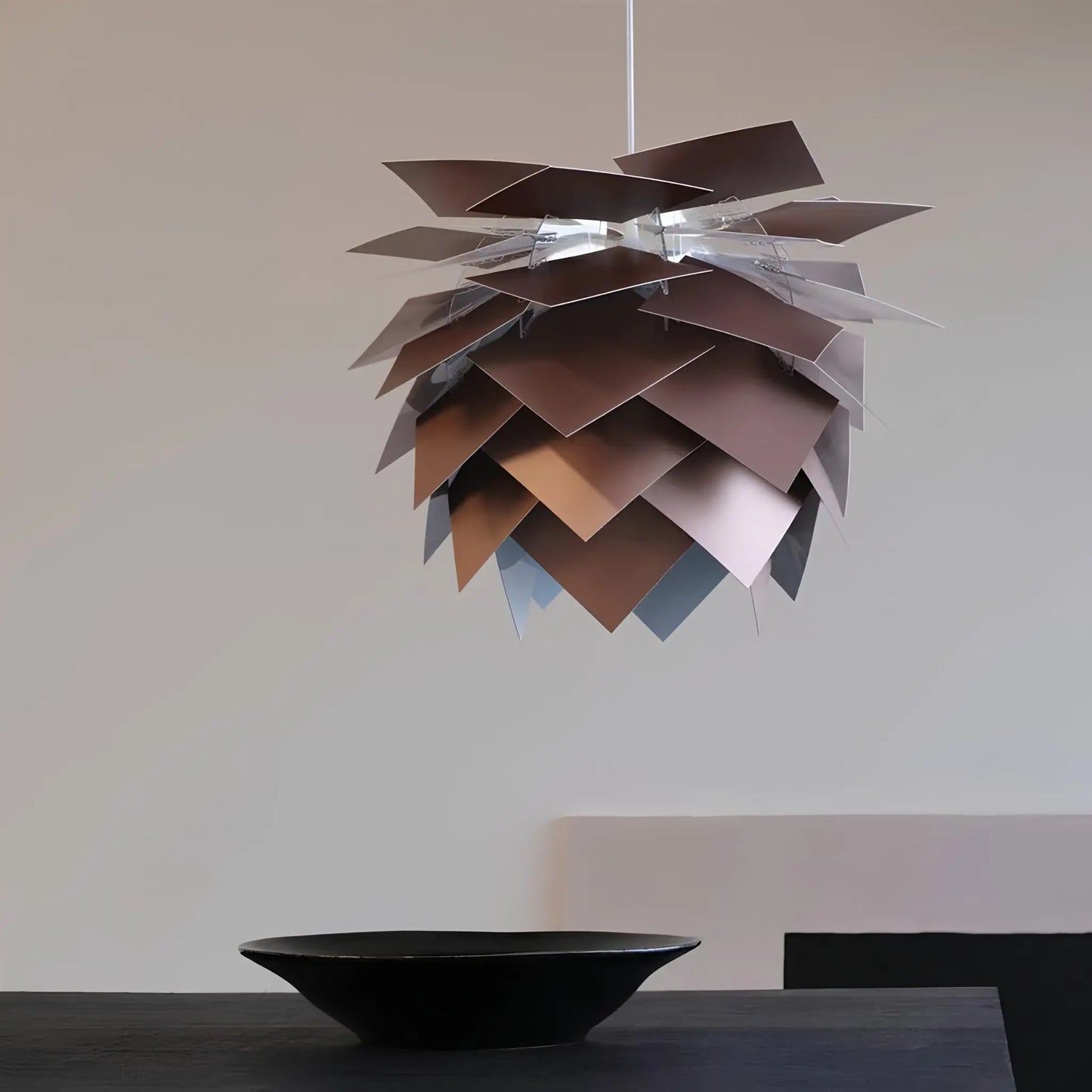 Dyberg Larsen Illumin Taklampa Mellan, Kopparlook