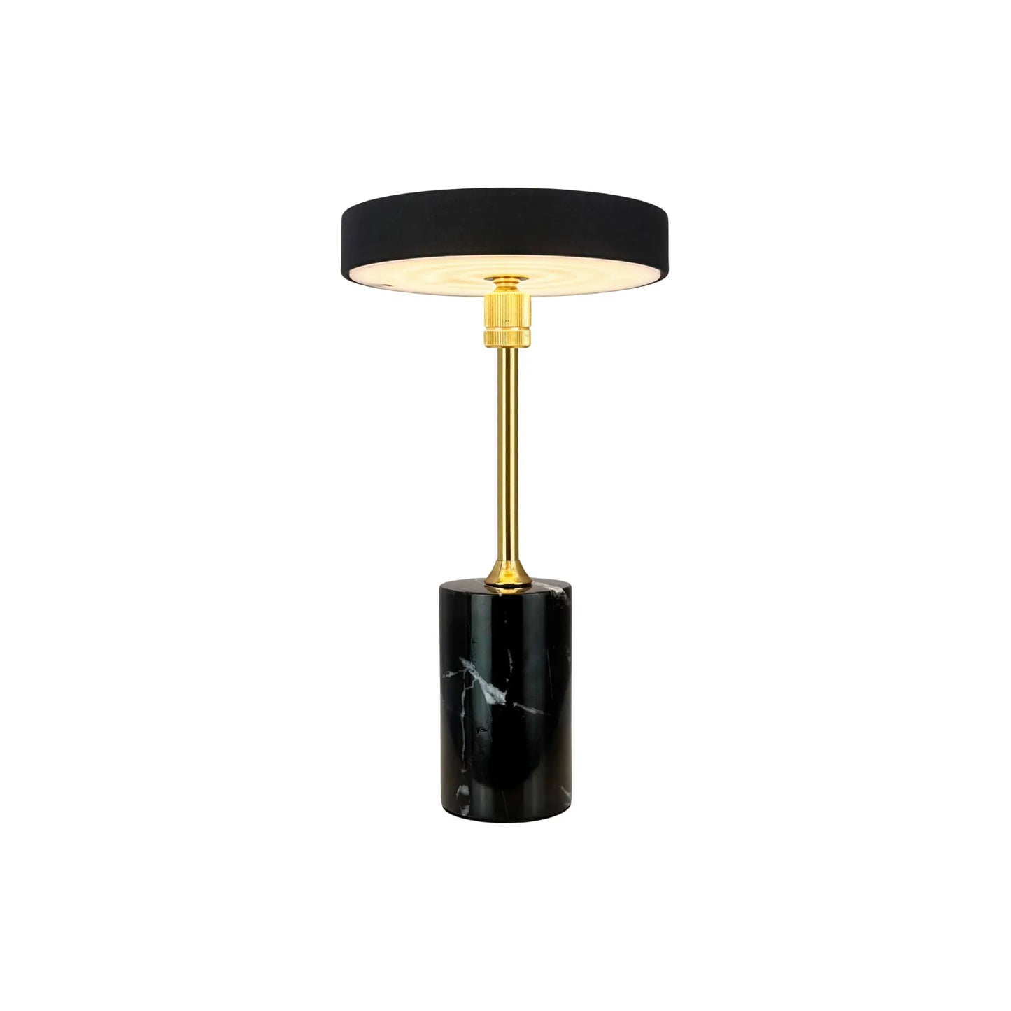 Dyberg Larsen Starlight Bordslampa LED Laddningsbar, Krom/Vit marmor