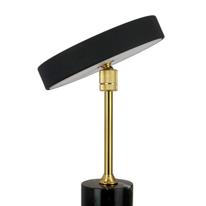 Dyberg Larsen Starlight Bordslampa LED Laddningsbar, Krom/Vit marmor
