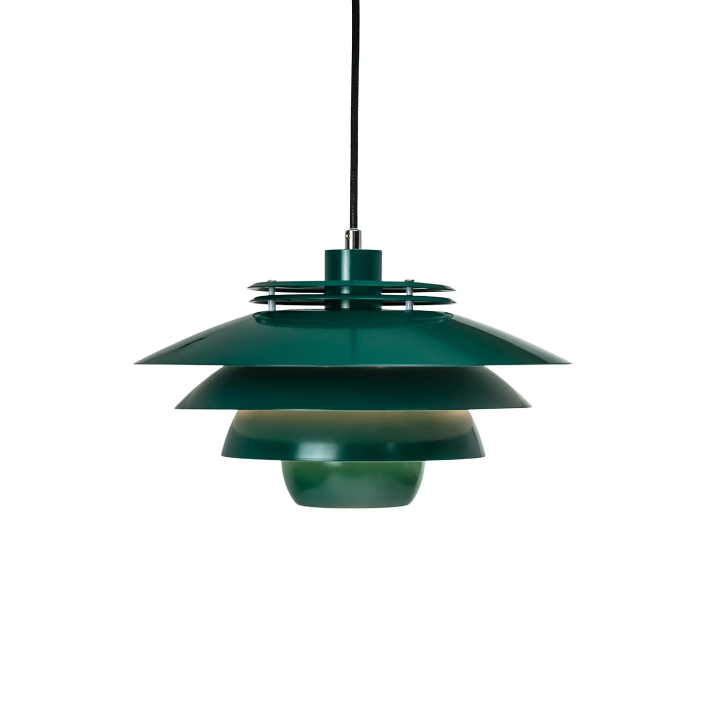 Dyberg Larsen Ejka Taklampa 38 cm, Mörkgrön