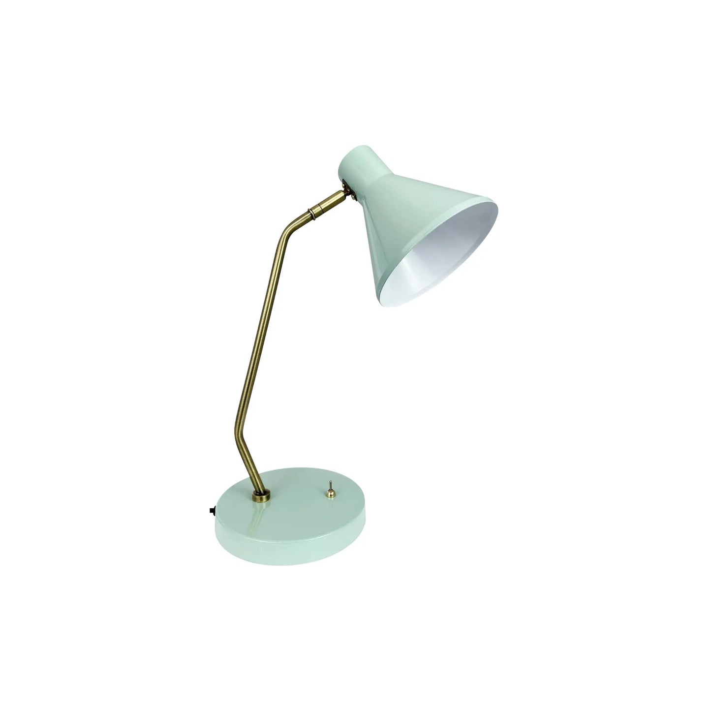 Dyberg Larsen Sleep Bordslampa, Blank mintgrön/Antikmässing