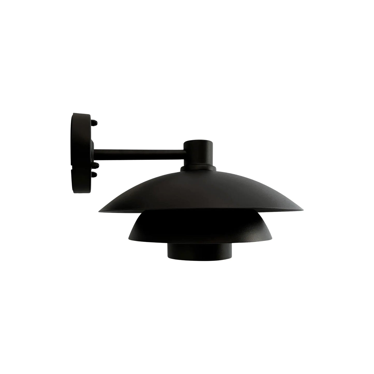 Dyberg Larsen Morph Utomhusvägglampa 30 cm, Svart