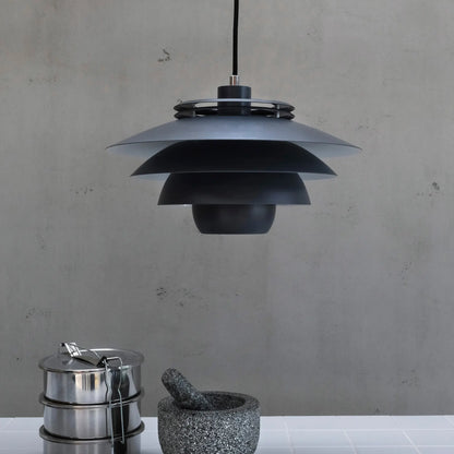 Dyberg Larsen Ejka Taklampa 38 cm, Mörkgrå