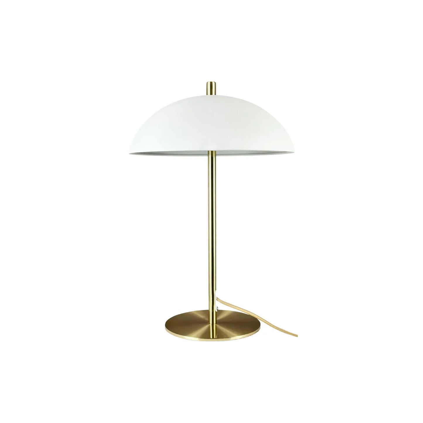 Dyberg Larsen Globus Bordslampa, Beige/Mässing