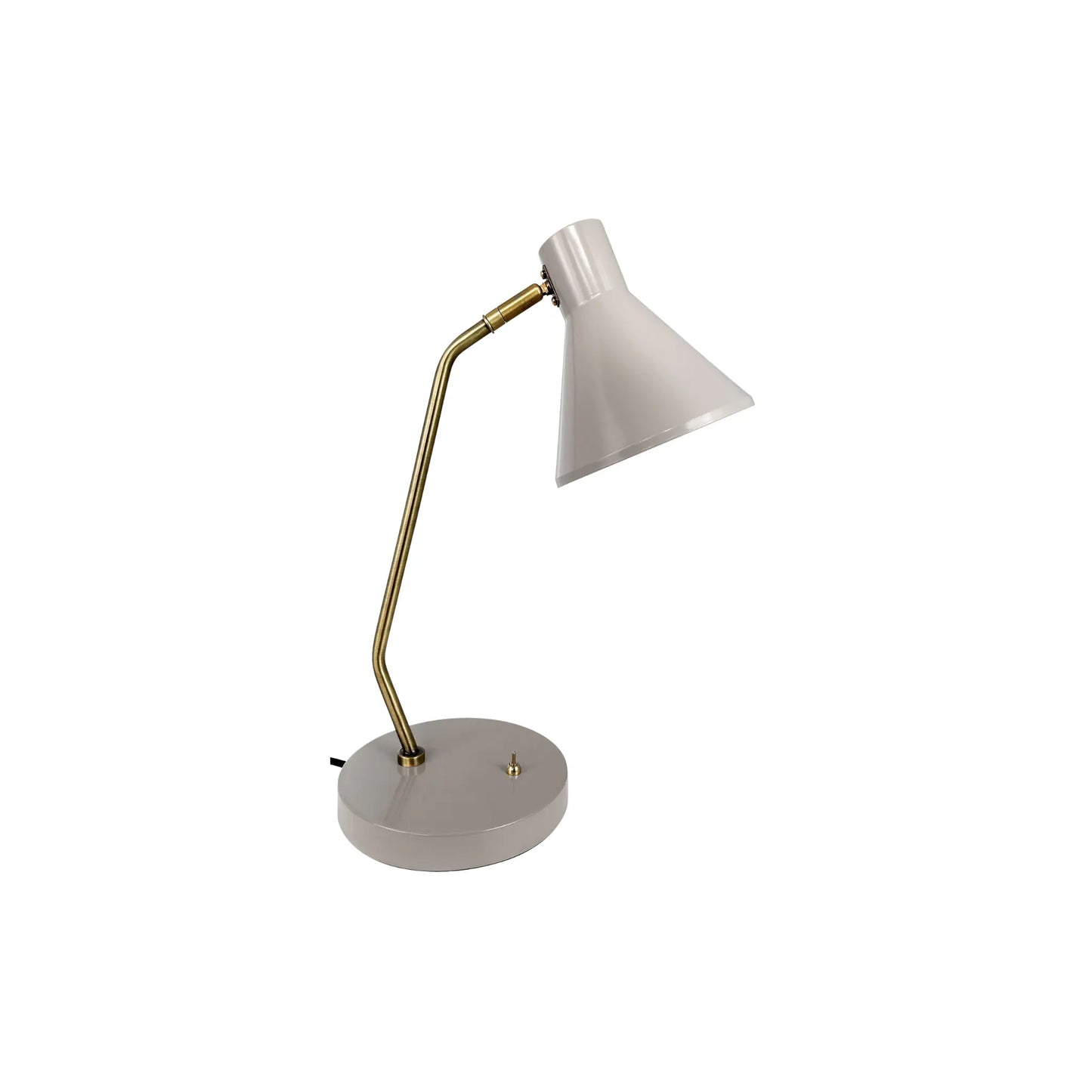 Dyberg Larsen Sleep Bordslampa, Blank beige/Antikmässing