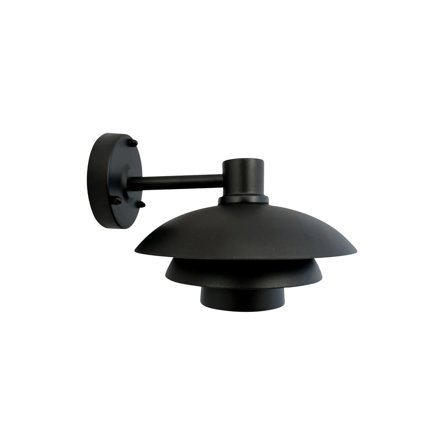 Dyberg Larsen Morph Utomhusvägglampa 24 cm, Svart
