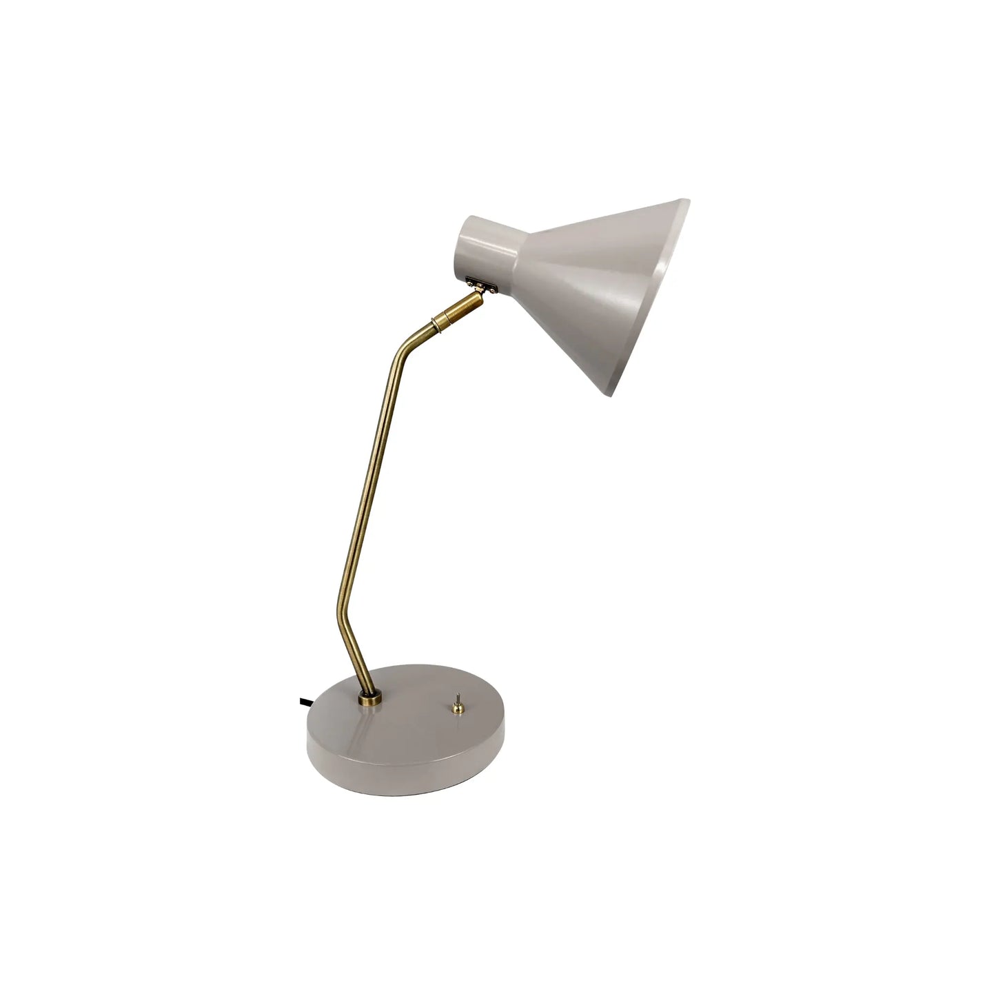 Dyberg Larsen Sleep Bordslampa, Blank beige/Antikmässing