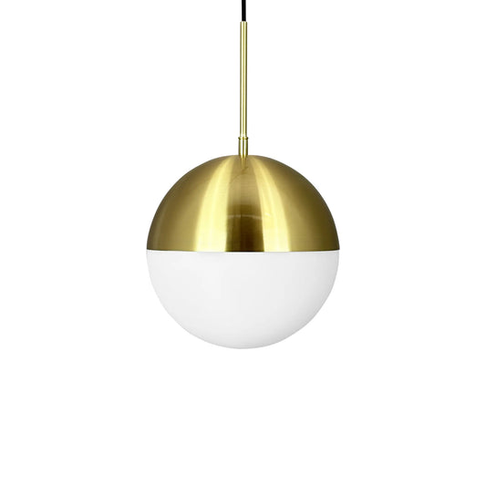Dyberg Larsen Nova Taklampa Ø25 cm, Opal/Mässing