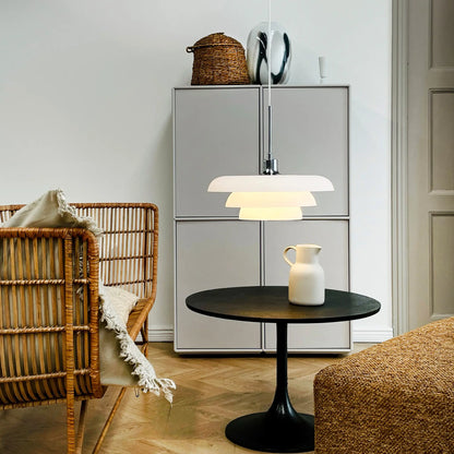 Dyberg Larsen Ava Taklampa Ø40 cm, Opal/Krom