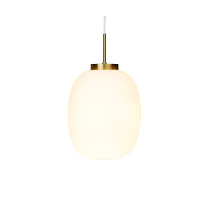 Dyberg Larsen DL39 Taklampa, Opal/Mässing