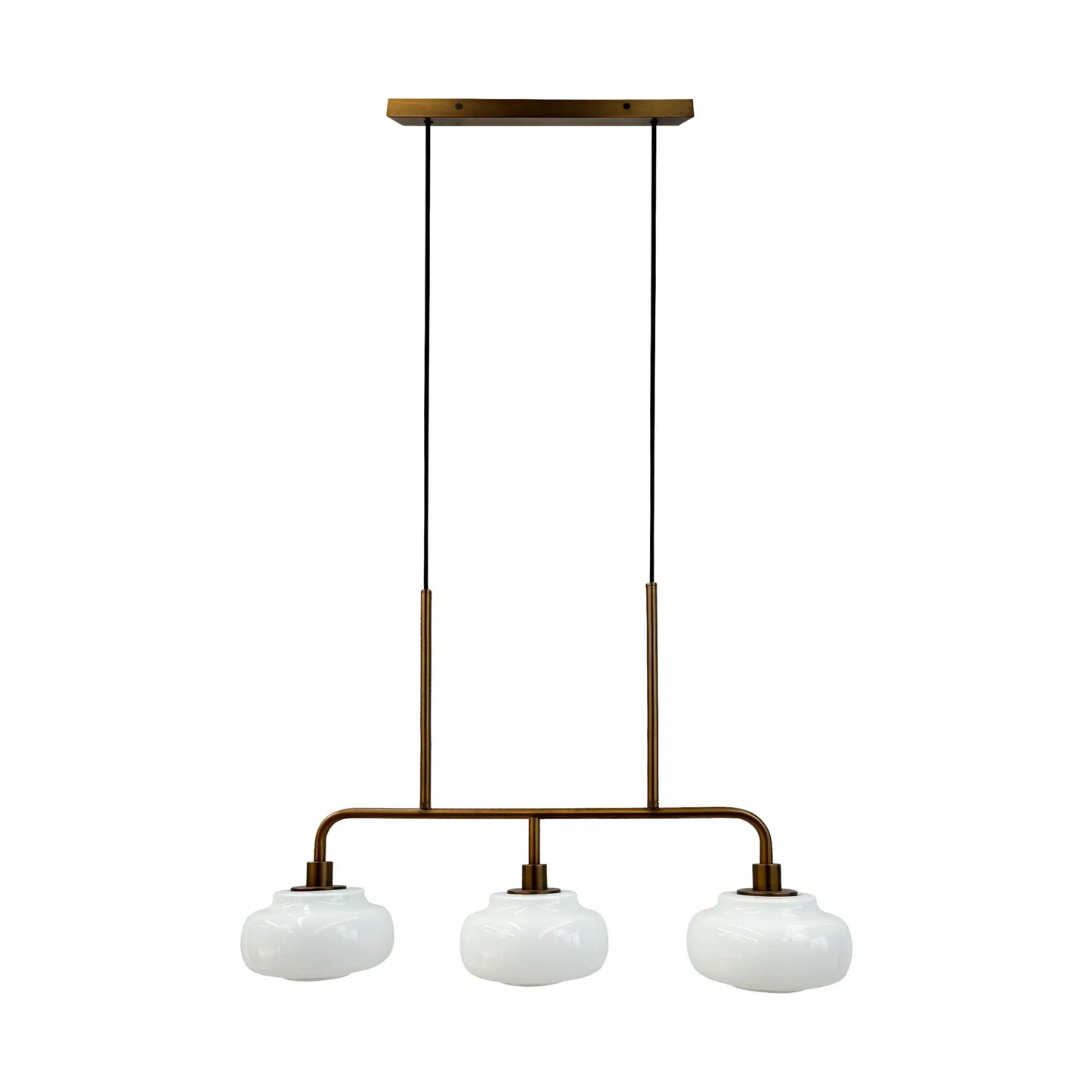 Dyberg Larsen Ossett Taklampa, Opal/Brons