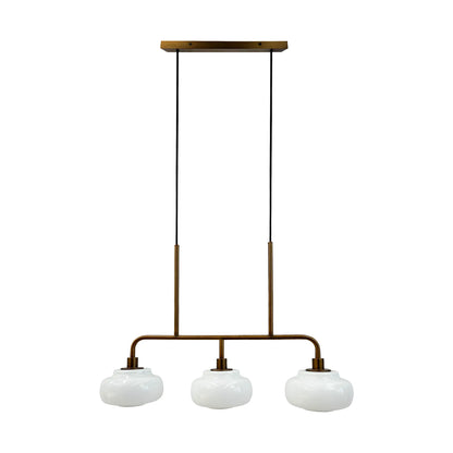 Dyberg Larsen Ossett Taklampa, Opal/Brons
