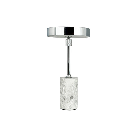 Dyberg Larsen Starlight Bordslampa LED Laddningsbar, Krom/Grå marmor